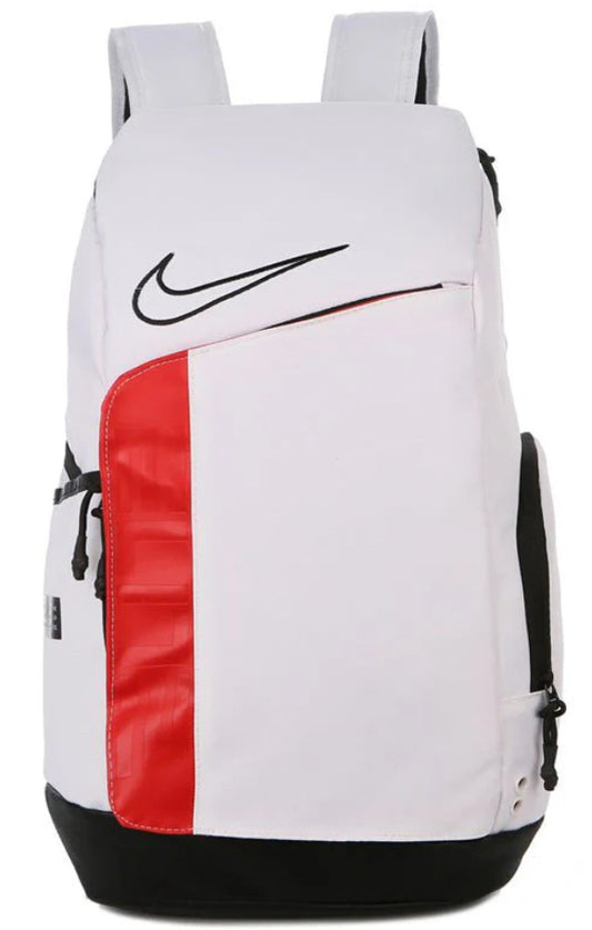 NIKE ELITE PRO BASKETBALL BACKPACK WHITE AND RED