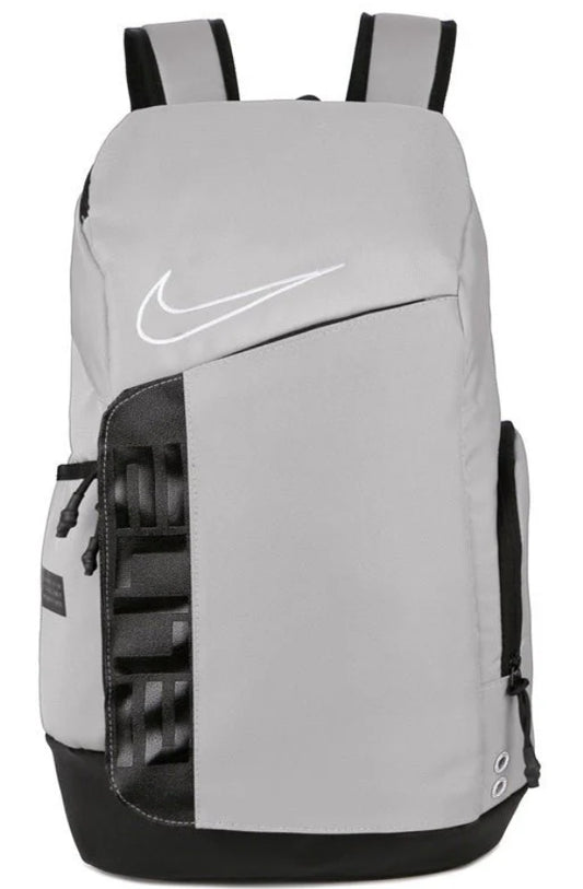 NIKE ELITE PRO BASKETBALL BACKPACK GRAY AND BLACK